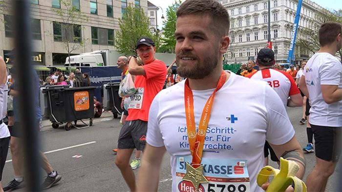 Kevin war Schrittmacher beim VCM 2022 (Foto: Kindernothilfe) Kevin war Schrittmacher beim VCM 2022 (Foto: Kindernothilfe)