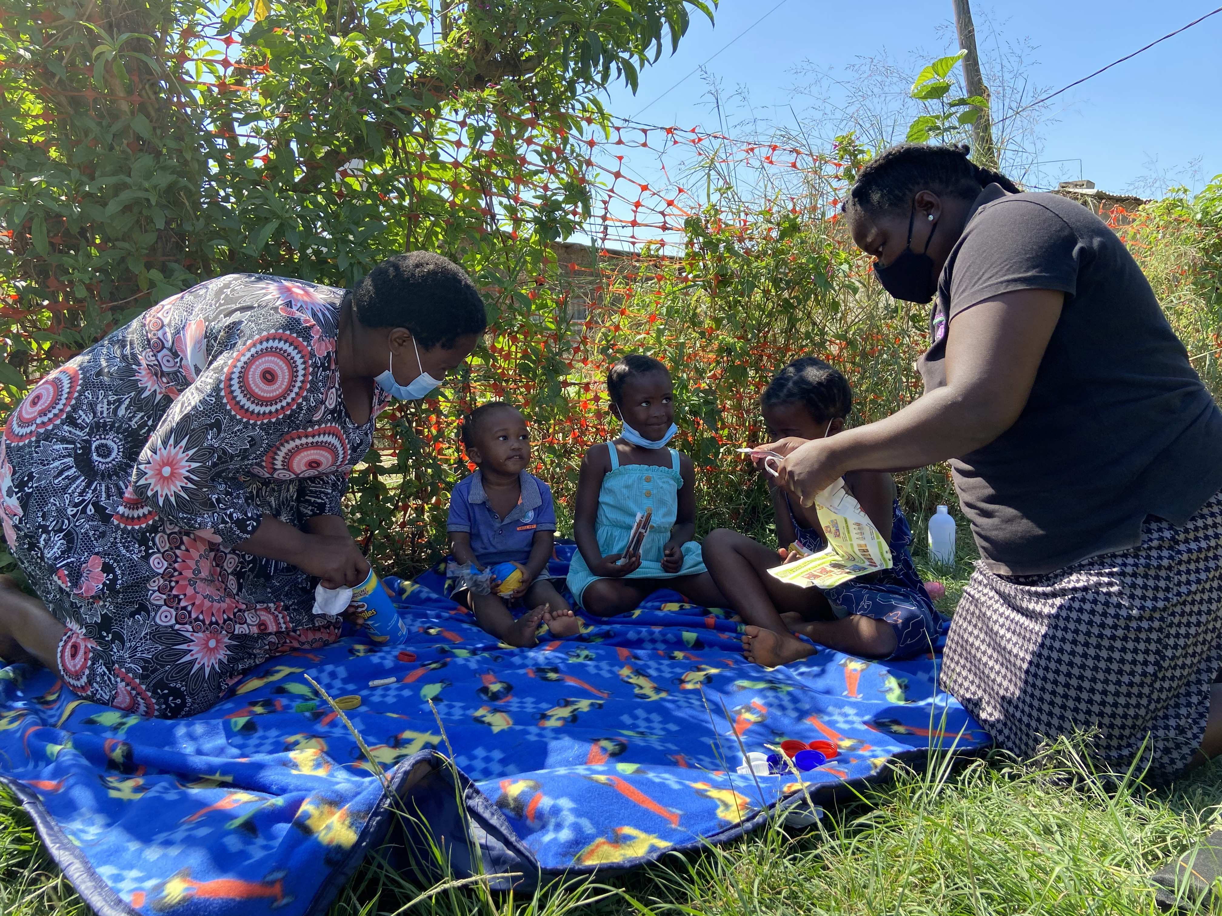 Kinderbetreuung in Südafrika (Foto: Anne Becker)