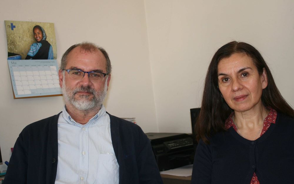 José Horacio Wood und Claudia Vera vom Kindernothilfe-Partner Fundación ANIDE (Fundación de Beneficiencia de Apoyo a la Niñez Desprotegida) (Foto: Jürgen Schübelin) José Horacio Wood und Claudia Vera vom Kindernothilfe-Partner Fundación ANIDE (Fundación de Beneficiencia de Apoyo a la Niñez Desprotegida) (Foto: Jürgen Schübelin)