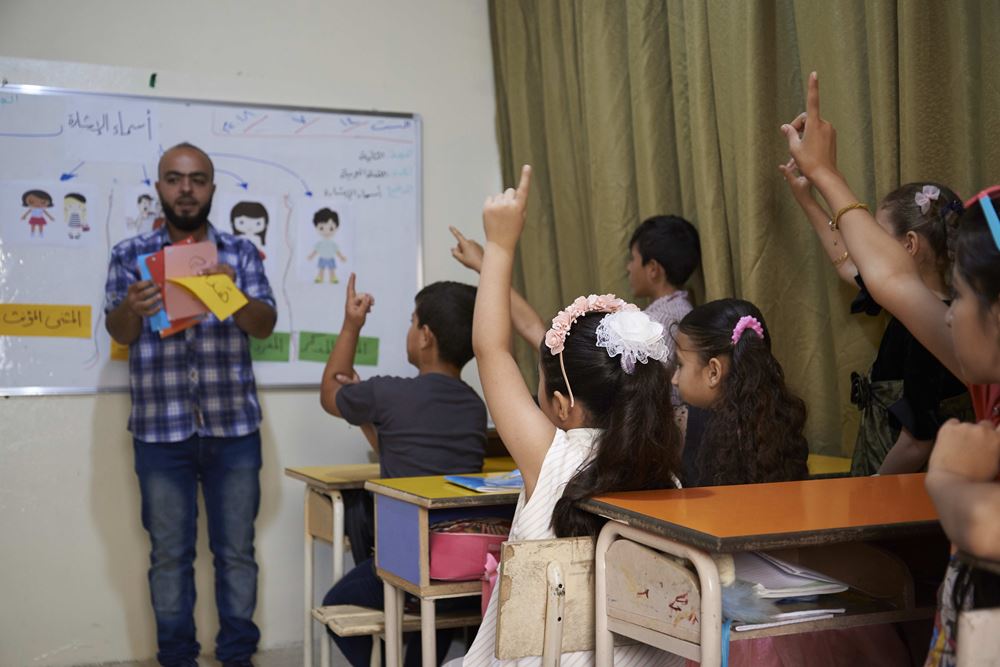 Eindrücke aus einer Schule, wo auch syrische Kinder lernen dürfen (Foto: Ulrich Gernhardt) Eindrücke aus einer Schule, wo auch syrische Kinder lernen dürfen (Foto: Ulrich Gernhardt)