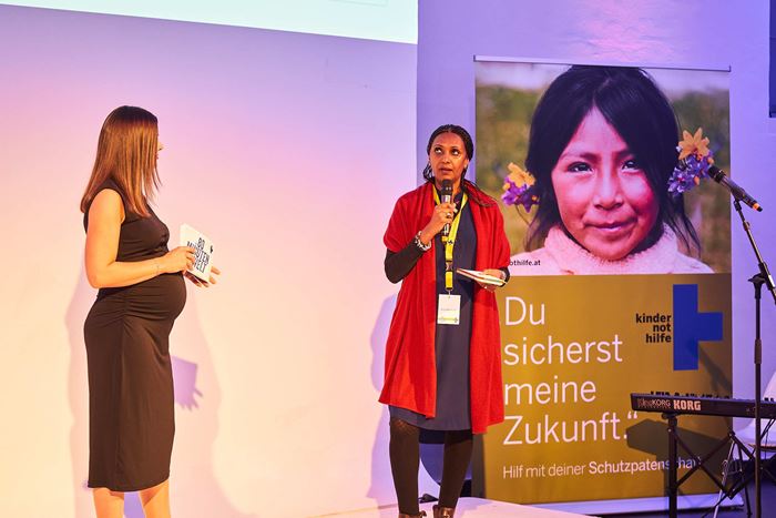 Asia Abdulkadir, Landeskoordinatorin der Kindernothilfe in Somaliland berichtet über die katastrophalen Bedingungen in ihrem Land (Foto: Andreas Zopf) Asia Abdulkadir, Landeskoordinatorin der Kindernothilfe in Somaliland berichtet über die katastrophalen Bedingungen in ihrem Land (Foto: Andreas Zopf)