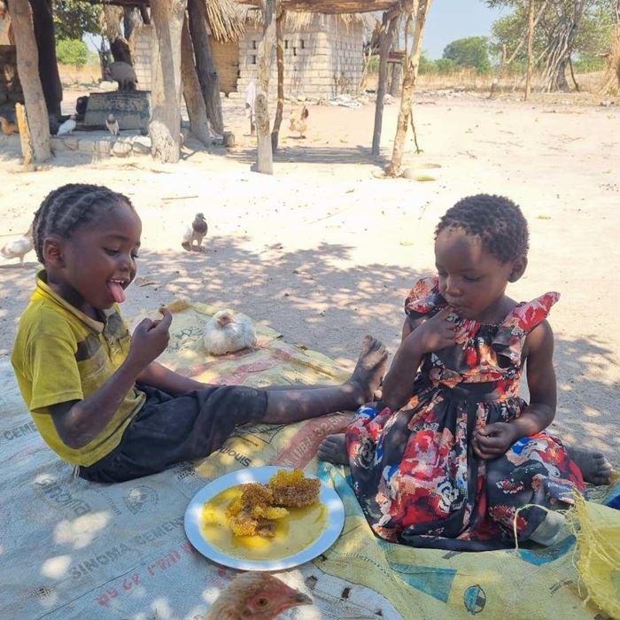 Honig stärkt Kinder in Sambia (Foto: Kindernothilfe) Honig stärkt Kinder in Sambia (Foto: Kindernothilfe)