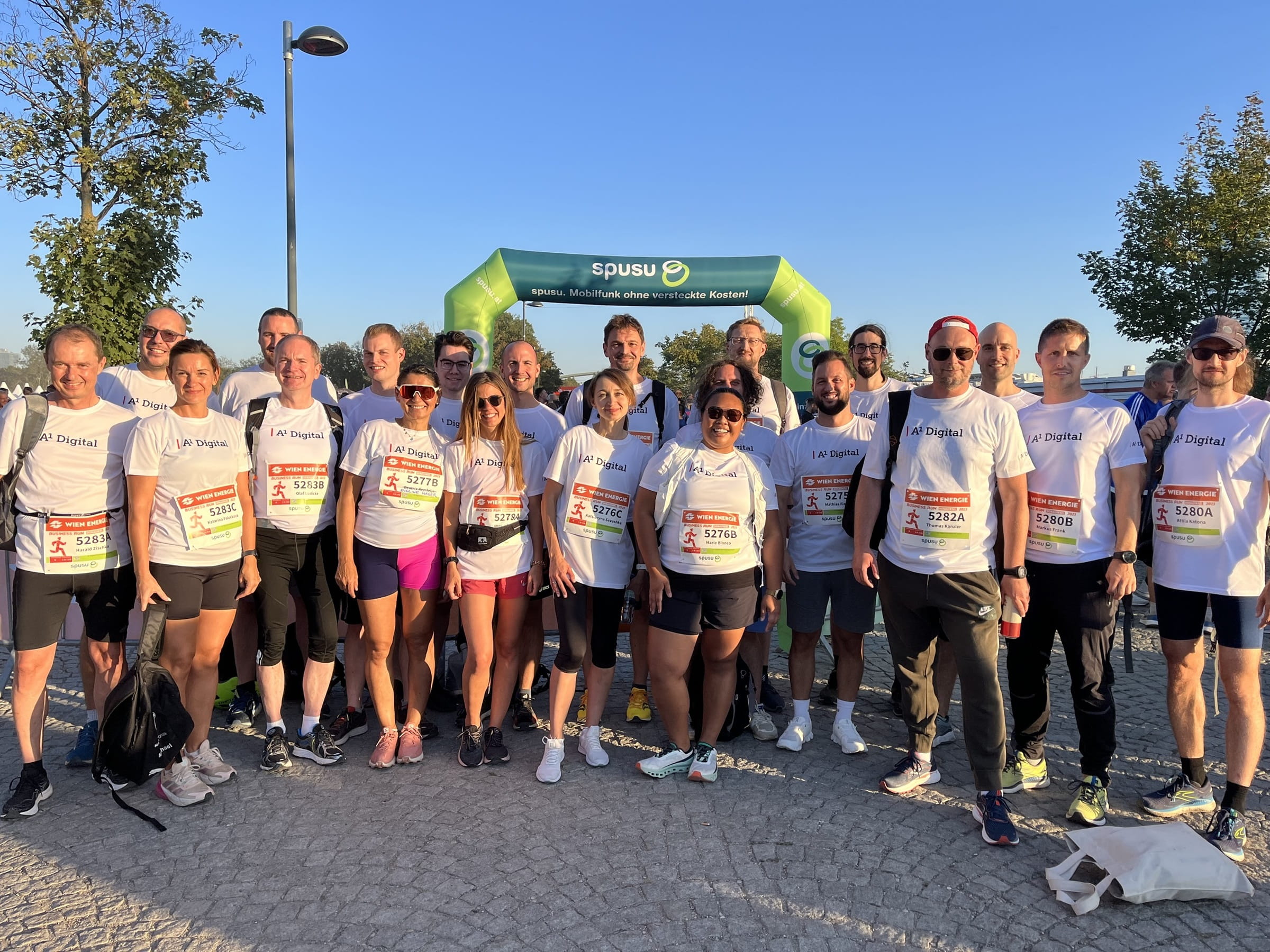 A1 Digital Mitarbeiter*innen beim Vienna Business Run 2023. (Foto: A1 Digital) A1 Digital Mitarbeiter*innen beim Vienna Business Run 2023. (Foto: A1 Digital)