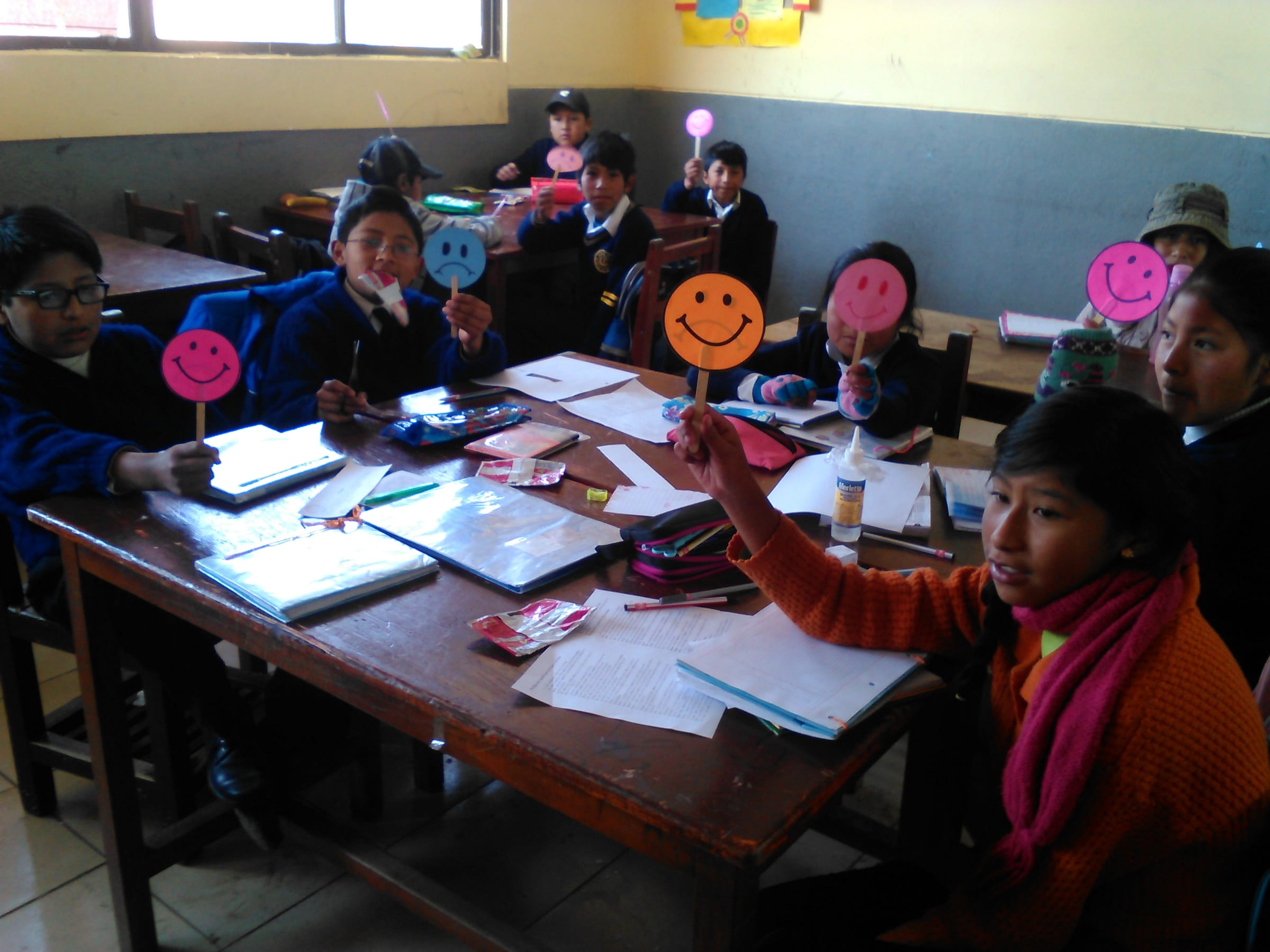 Die Kinder lernen, dass sie ein Recht auf gewaltfreie Erziehung haben - auch in der Schule (Foto: Kindernothilfe)