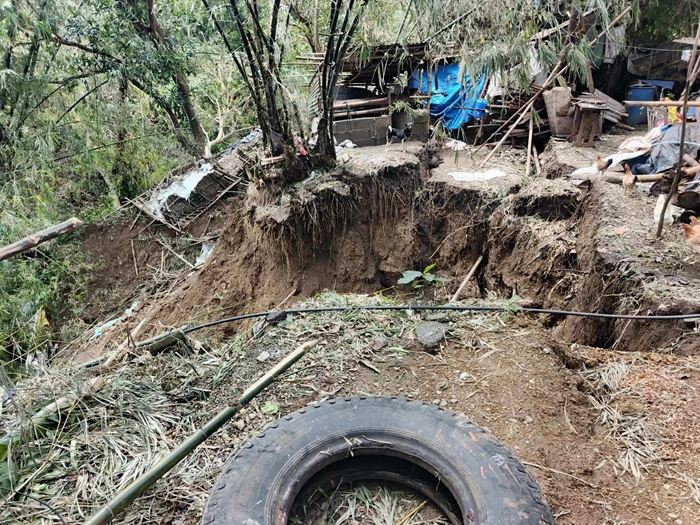 Schäden nach Tropensturm Trami auf den Philippinen (Foto: Kindernothilfepartner) Schäden nach Tropensturm Trami auf den Philippinen (Foto: Kindernothilfepartner)