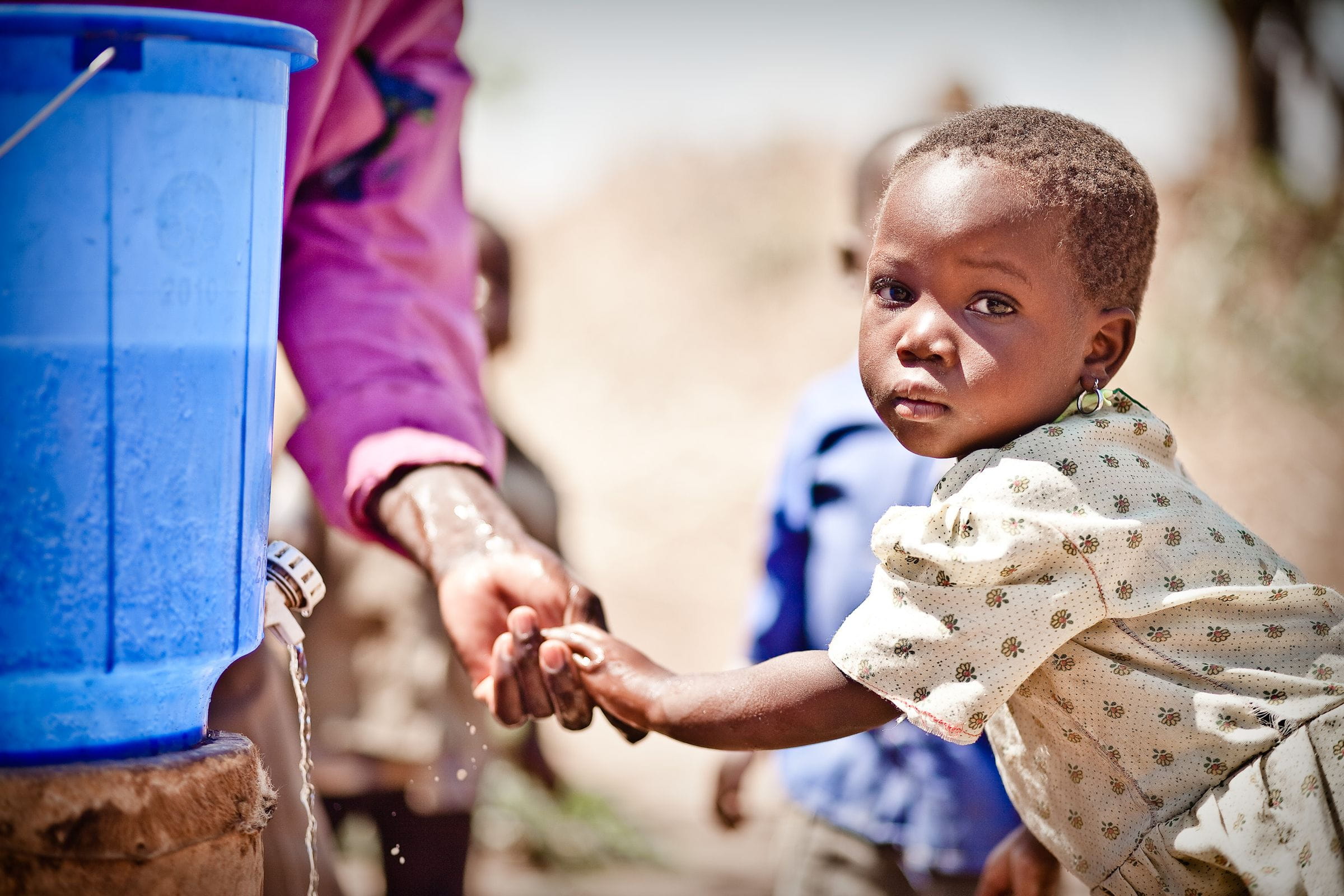 Kinder bei der Gesundheitserziehung in einem Kindergarten in Chimbalu. (Quelle: Jakob Studnar) Kinder bei der Gesundheitserziehung in einem Kindergarten in Chimbalu. (Quelle: Jakob Studnar)